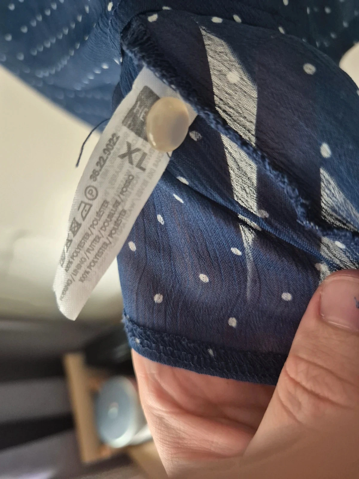 Donkerblauwe zomerjurk HEMA - maat XL – photo 6